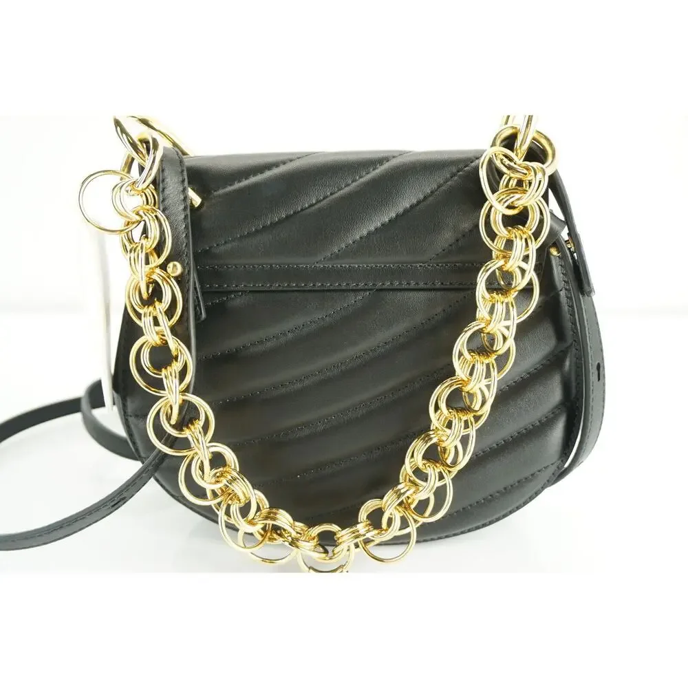 Chloe Black Quilted Leather Mini Drew Bijou Crossbody Gold Chain Bag NWT